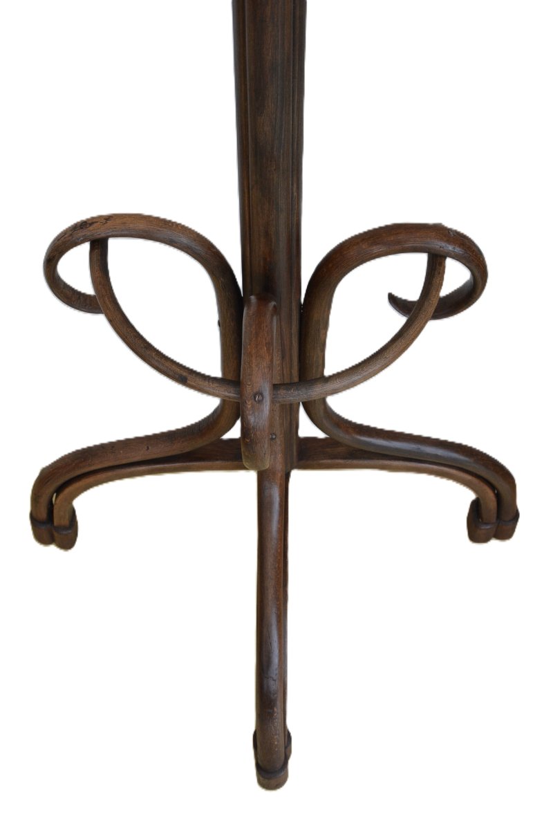 Antique Bentwood Coat Stand, Half Round Design Hall Stand, C1900, Thonet Style - Image 10